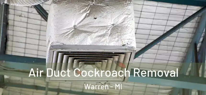 Air Duct Cockroach Removal Warren - MI